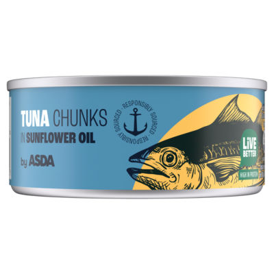 ASDA Tuna Chunks in Sunflower Oil 145g