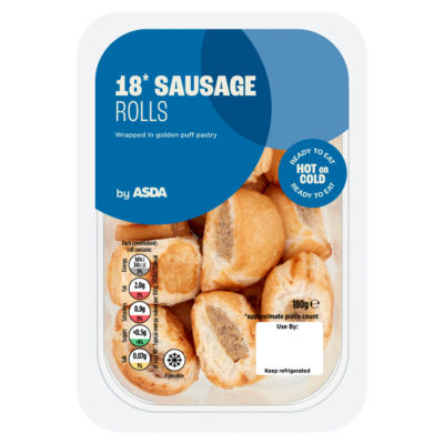 ASDA 18 Sausage Rolls 180g