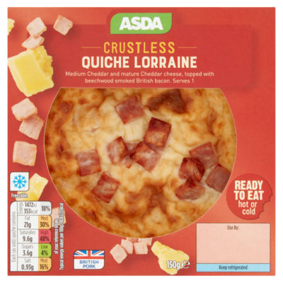 ASDA Crustless Quiche Lorraine