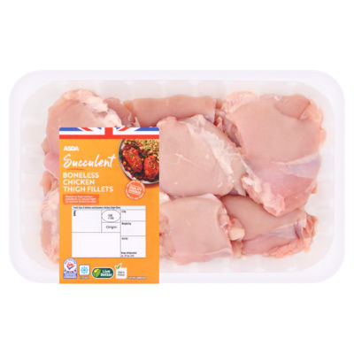 ASDA Succulent Boneless Chicken Thigh Fillets 1kg