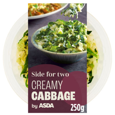 ASDA Side for Two Creamy Cabbage 250g