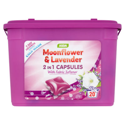 ASDA Moonflower & Lavender 2 in 1 Capsules 20 x 24g (480g)