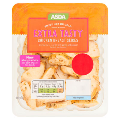 ASDA Extra Tasty Chicken Breast Slices 180g