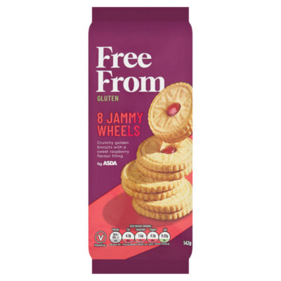 ASDA Free From Free From by  8 Jammy Wheels 142g
