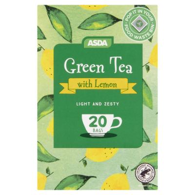 ASDA 20 Green Tea with Lemon 40g