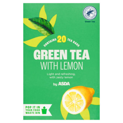 ASDA 20 Green Tea with Lemon 40g