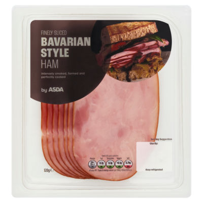 ASDA Finely Sliced Bavarian Style Ham 120g