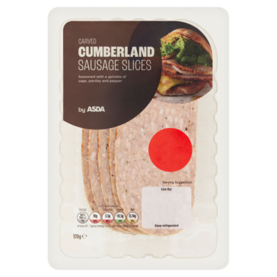 ASDA Carved Cumberland Sausage Slices 170g