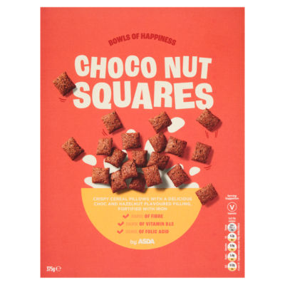 ASDA Choco-Nut Squares 375g