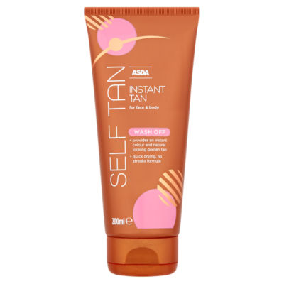ASDA Self Tan Instant Tan Wash Off