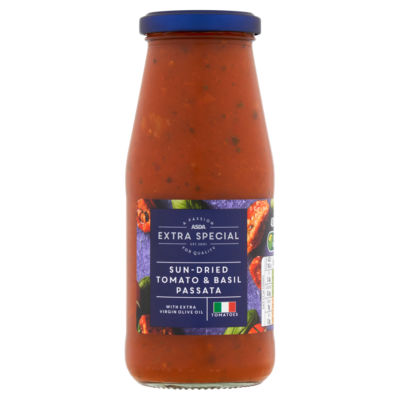 ASDA Extra Special Extra Special Sun-Dried Tomato & Basil Passata 430g
