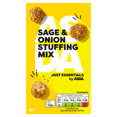 JUST ESSENTIALS by ASDA Just Essentials by  Sage & Onion Stuffing Mix 85g
