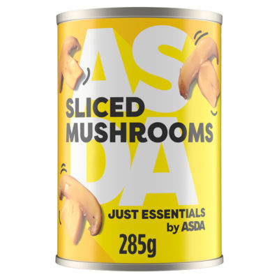 JUST ESSENTIALS by ASDA Just Essentials Sliced Mushrooms 285g