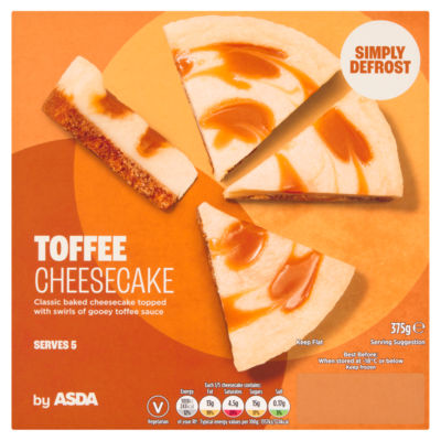 ASDA Toffee Cheesecake 375g