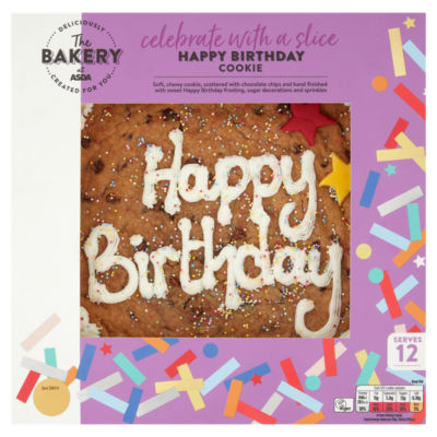 The BAKERY at ASDA Happy Birthday Cookie