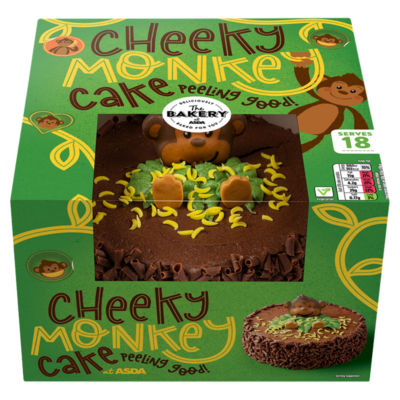 The BAKERY at ASDA The Bakery Cheeky Monkey Cake