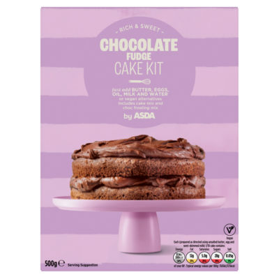 ASDA Chocolate Fudge Cake Kit 500g
