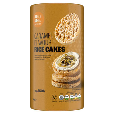 ASDA Caramel Flavour Rice Cakes 140g