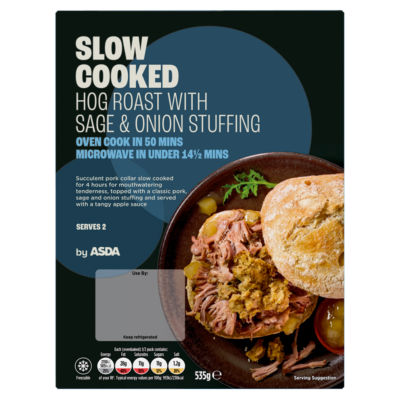 ASDA Slow Cooked Hog Roast with Sage & Onion Stuffing 535g