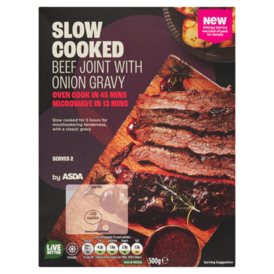 ASDA Slow Cooked Beef Joint with Onion Gravy 500g