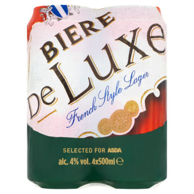 ASDA French Style Lager 4 x 500ml