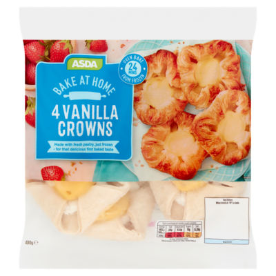 ASDA Bake at Home 4 Vanilla Crowns