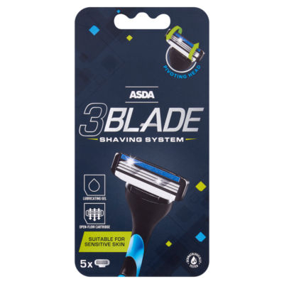 ASDA 5 Male 3 Blade Shaving System