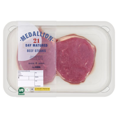 ASDA Scotch Beef Medallion Steaks 340g