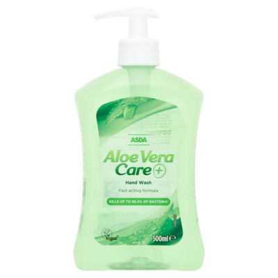 ASDA Aloe Vera Care+ Hand Wash