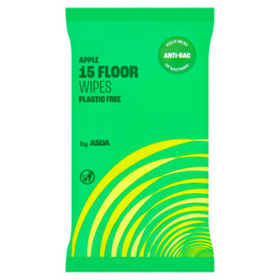 ASDA 15 Apple Floor Wipes