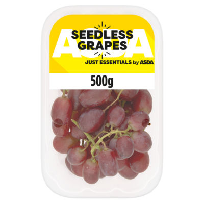 JUST ESSENTIALS by ASDA Just Essentials Seedless Grapes 500g