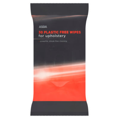 ASDA 30 Plastic Free Wipes for Upholstery