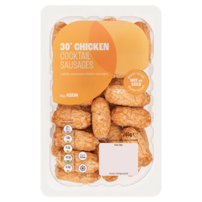 ASDA 30 Chicken Cocktail Sausages 246g