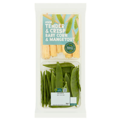 ASDA Tender & Crisp Baby Corn & Mangetout 180g