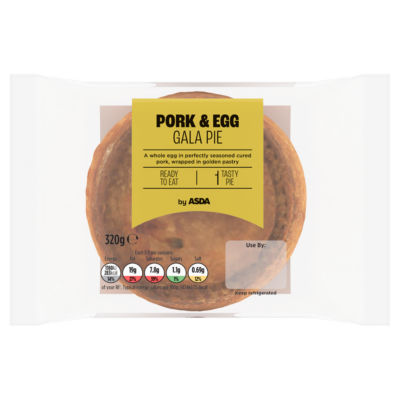 ASDA 1 Tasty Pork & Egg Gala Pie 320g