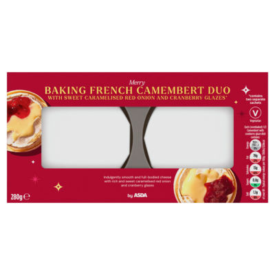ASDA Merry Baking French Camembert Duo 280g
