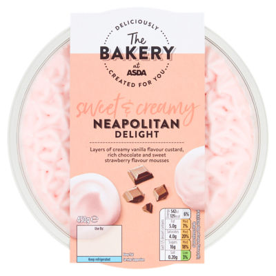 The BAKERY at ASDA The Bakery Neapolitan Delight 450g