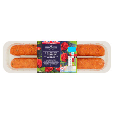 ASDA Extra Special Carolina Reaper Pork Footlong Sausages