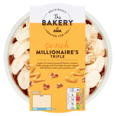 The BAKERY at ASDA The Bakery Millionaire's Trifle 500g