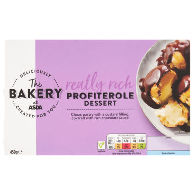 The BAKERY at ASDA PROFITEROLE DESSERT  450g