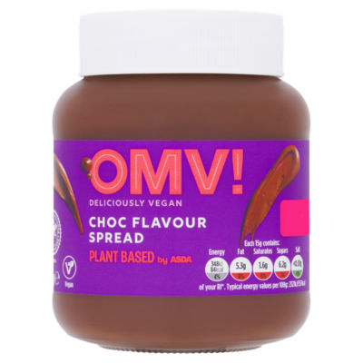 OMV! Deliciously Vegan Plant Based OMV! Choc Flavour Spread 350g