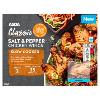 ASDA Classic Salt & Pepper Chicken Wings 700g