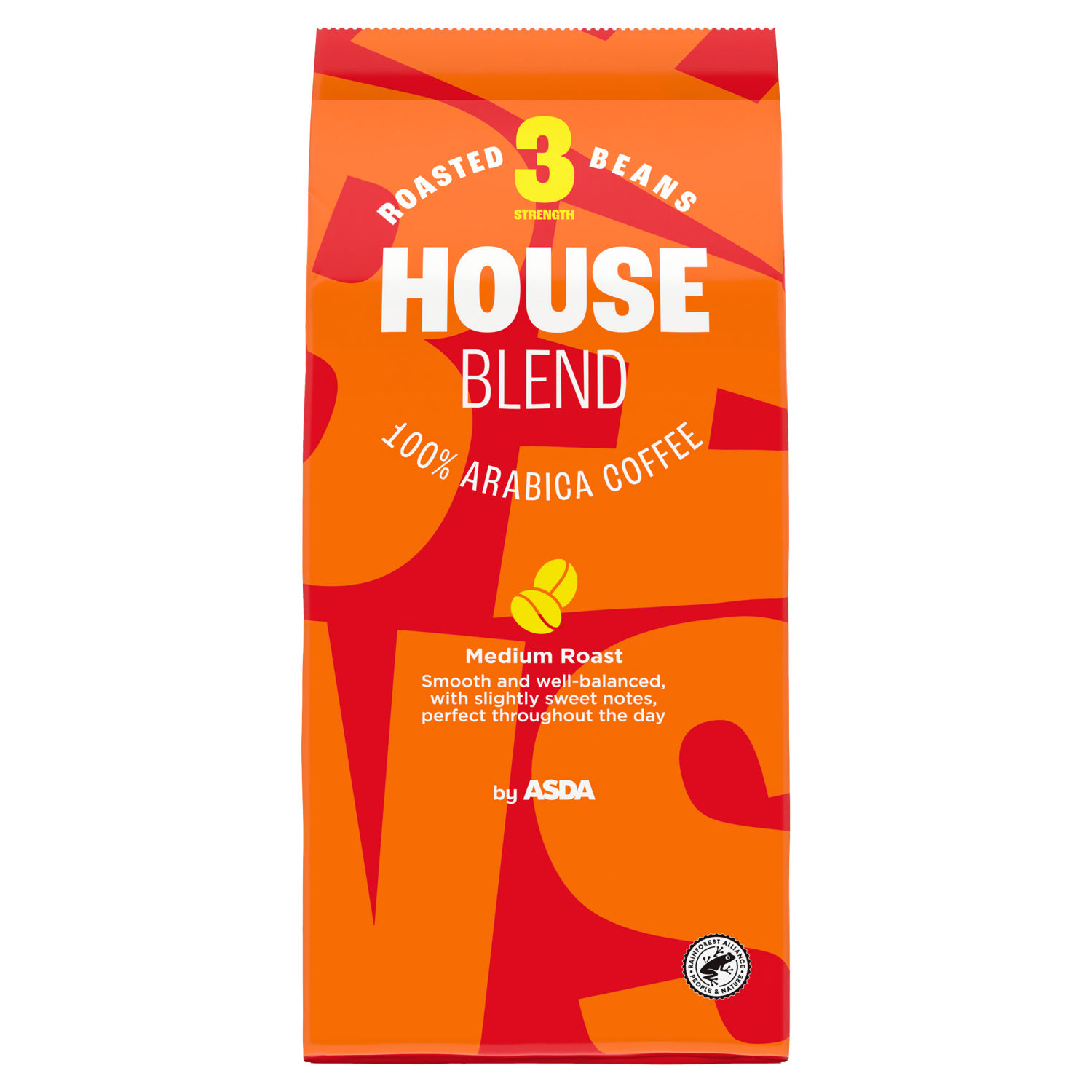 ASDA House Blend Roasted Coffee Beans 454g