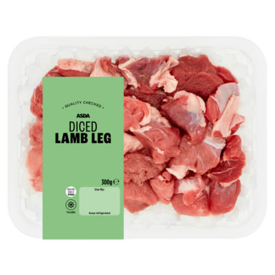 ASDA Tender Diced Lamb 300g
