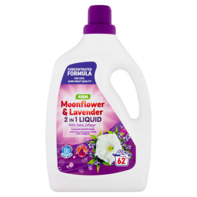 ASDA Moonflower & Lavender 2 in 1 Liquid 2.17 Litres