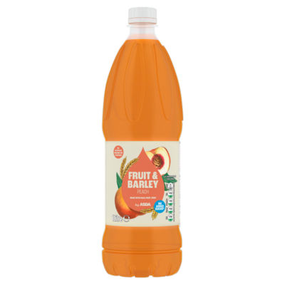 ASDA Fruit & Barley Peach 1 Litre