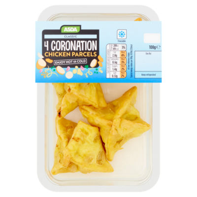 ASDA Classic 4 Coronation Chicken Parcels