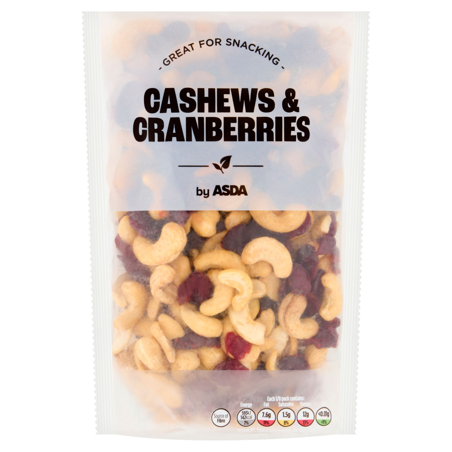 ASDA Cashew & Cranberry Mix Snacking Nuts 250g