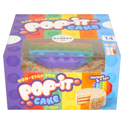 The BAKERY at ASDA Pop-it Cake