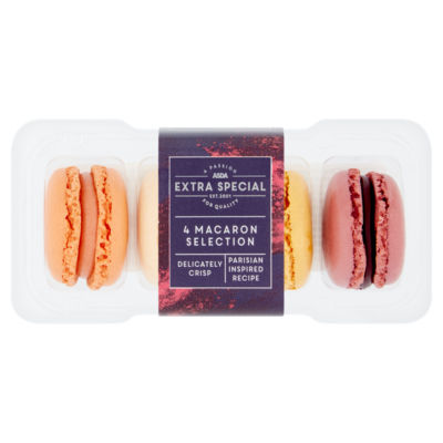 ASDA Extra Special Extra Special 4 Macaron Selection 44g